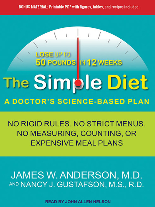 Title details for The Simple Diet by James W. Anderson, M.D. - Wait list